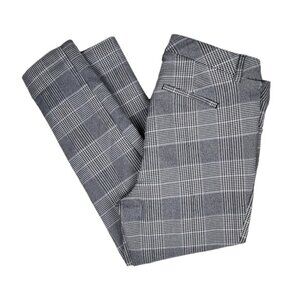 Torrid Womens Black White Plaid Houndstooth Ankle Pants Size 16 NWT
